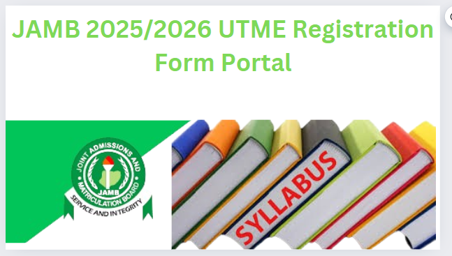 JAMB UTME Registration Form Portal 2025/2026