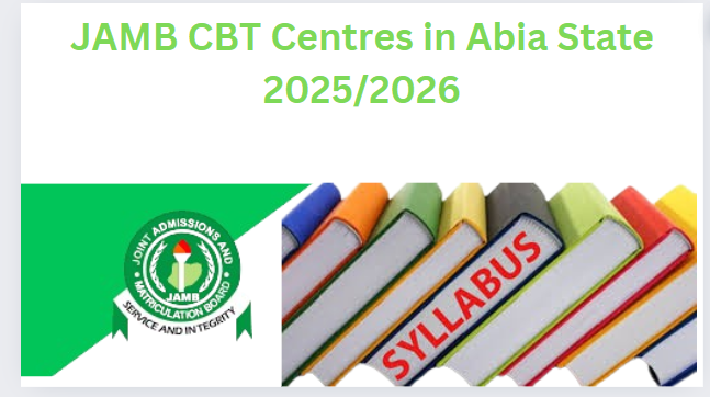 JAMB CBT Centres in Abia State 2025