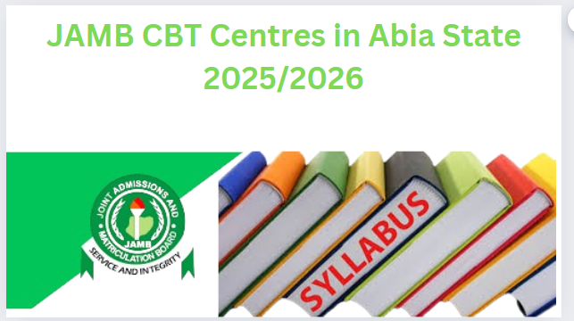 JAMB CBT Centres in Abia State 2025/2026