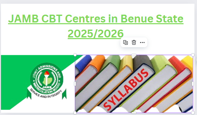 JAMB CBT Centres in Benue State 2025/2026