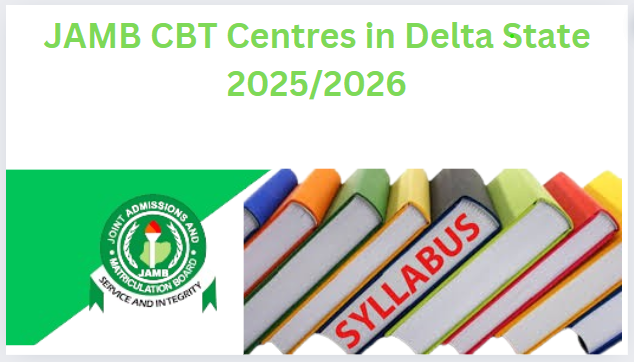 JAMB CBT Centres in Delta State 2025