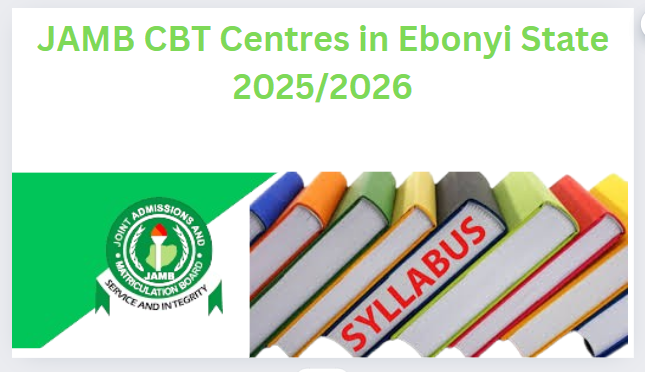 JAMB CBT Centres in Ebonyi State 2025