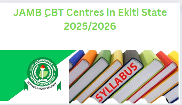 JAMB CBT Centres in Ekiti State 2025/2026