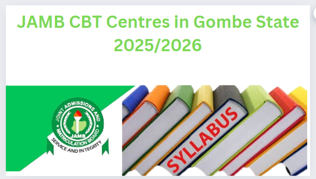 JAMB CBT Centres in Gombe State 2025