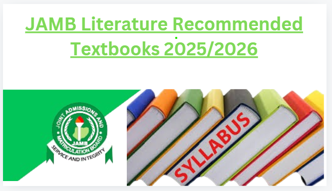 JAMB Literature Recommended Textbooks 2025/2026