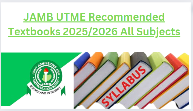 JAMB UTME Arabic Recommended Textbooks 2025/2025