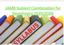 JAMB Subject Combination for Geophysics 2025/2026