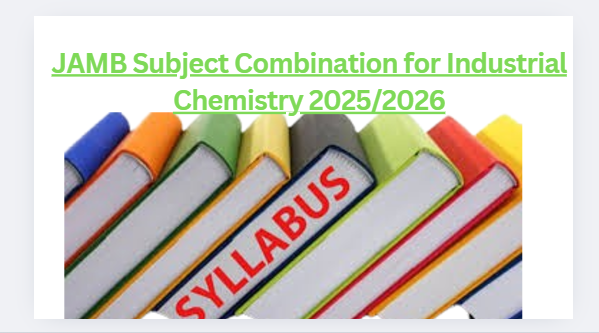 JAMB Subject Combination for Fisheries 2025/2026