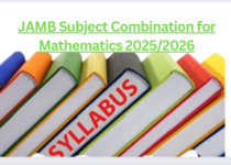 JAMB Subject Combination for Mathematics 2025/2026