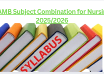 JAMB Subject Combination for Nursing 2025