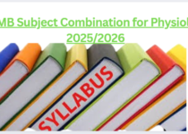 JAMB Subject Combination for Physiology 2025/2026