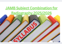 JAMB Subject Combination for Radiography 2025/2026