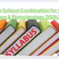 Jamb Subject Combination for Plant Science & Biotechnology 2025/2026