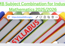 JAMB Subject Combination for Industrial Mathematics 2025/2026